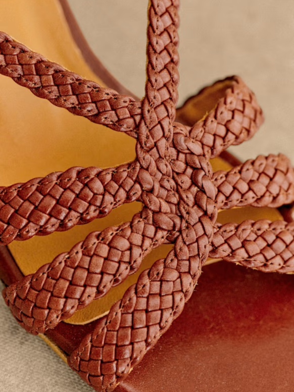 Sezane Rosa Low Sandals Size 6 - Picture 4 of 6